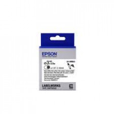 EPSON Ribbon LK-4WBA3 Heat Shrink Tubing HST Black / White d3 / 2.5