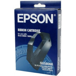 Epson S015066 Black Original Nylon Printer Ribbon (6 Million Strikes) for Epson DLQ3000, DLQ3500 Series