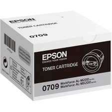 Epson S050709 Black Toner Cartridge (2500 pages) - Original Epson Use n Return Pack (C13S050709) for WorkForce AL-M200DN, AL-M200DN, AL-M200DW, AL-MX200DNF, AL-MX200DWF