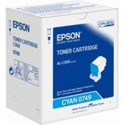Epson S050749 Cyan Toner Cartridge (8800 Pages) - Original Epson pack for AcuLaser C300