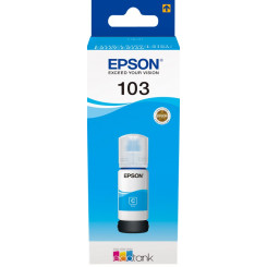 EPSON 103 EcoTank Cyan ink bottle local C13T00S24A10 (65 Ml)