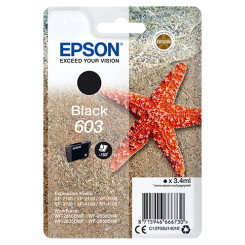 Epson 603 - 3.4 ml - black - original - blister - ink cartridge - for Expression Home XP-2100, 2105, 3100, 3105, 4100, 4105