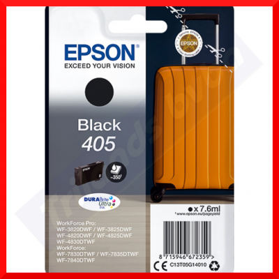 Epson 405 - 7.6 ml - black - original - ink cartridge - for WorkForce WF-7830, 7835, 7840