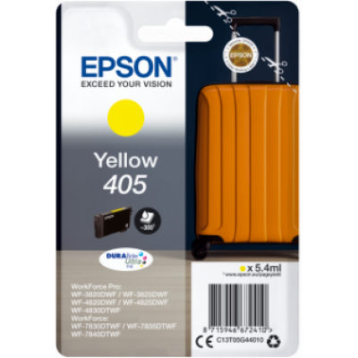 Epson 405 - 5.4 ml - yellow - original - ink cartridge - for WorkForce WF-7830, 7835, 7840