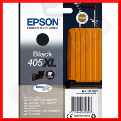 Epson 405XL Large Original Black Ink Cartridge (18.9 ml.) for Epson WorkForce WF-7830, 7835, 7840