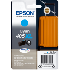 Epson 405XL - 14.7 ml - cyan - original - ink cartridge - for WorkForce WF-7830, 7835, 7840