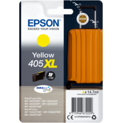 Epson 405XL - 14.7 ml - XL - yellow - original - blister - ink cartridge - for WorkForce WF-7830, 7835, 7840