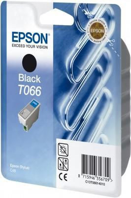 Epson T066 BLACK Original Ink Cartridge  (10 Ml)