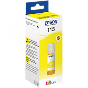 Epson EcoTank 113 YELLOW Original Ink Refill Cartridge C13T06B440 - 70 Ml.