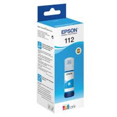Epson EcoTank 112 - 70 ml - cyan - original - ink refill - for EcoTank L11160, L15150, L15160, L6550, L6570, L6580