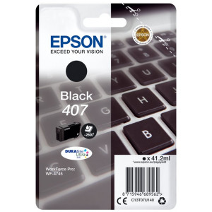 Epson 407 BLACK Original Large Capacity Ink Cartridge C13T07U140 (41.2 ml)