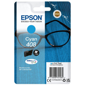 Epson 408 CYAN Original Ink Cartridge C13T09J24010 - 14.7 ml
