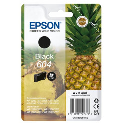 Epson 604 - 3.4 ml - black - original - blister with RF/acoustic alarm - ink cartridge - for Expression Home XP-2200, 2205, 3200, 3205, 4200, 4205