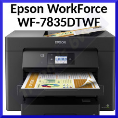 Epson WorkForce WF-7835DTWF - Multifunction printer - colour - ink-jet - A3 (297 x 420 mm) (original) - A3 (media) - up to 25 ppm (printing) - 250 sheets - 33.6 Kbps - USB 2.0, LAN, Wi-Fi(n)