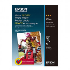Epson Value - Glossy - A4 (210 x 297 mm) - 183 g/m - 50 sheet(s) photo paper - for Epson L382, L386, L486