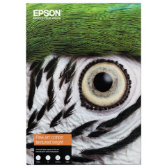 Epson Fine Art - Cotton - matte - 515 micron - textured bright - A4 (210 x 297 mm) - 300 g/m - 25 sheet(s) rag paper - for SureColor SC-P20000, P600, P6000, P700, P7000, P800, P8000, P900, P9000