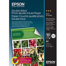 Epson C13S400059 Double-Sided Matte Photo Quality Inkjet Paper - A4 (210 x 297 mm) - 140 g/m² - 50 sheets