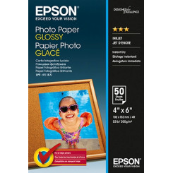 Epson S042547 Glossy Photo Inkjet Paper - 100 mm X 150 mm - 200 grams/M2 - 50 Sheets