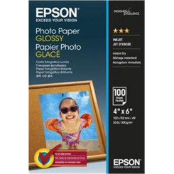 Epson S042548 Glossy Photo Inkjet Paper - 100 mm X 150 mm - 200 grams/M2 - 100 Sheets