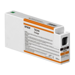 Epson T824A ORANGE ORIGINAL UltraChrome Ink Cartridge C13T824A00 - 350 Ml.