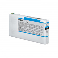 Epson T9132 Cyan Original Ink Cartridge C13T913200 (200 ml) for Epson SureColor P5000, SC-P5000, SC-P5000 STD Spectro, SC-P5000 Violet, SC-P5000 Violet Spectro