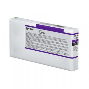 Epson T913D Violet Original Ink Cartridge C13T913D00 (200 ml) for Epson SureColor SC-P5000 Violet, SC-P5000 Violet Spectro