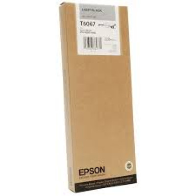 Epson T6067 Original Light Black Ink Cartridge C13T606700 (220 Ml) for Epson Pack for Stylus Pro 4800, 4880