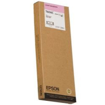 Epson T606C Original Light Magenta Ink Cartridge C13T606C00 (220 Ml) - for Epson Pack for Stylus Pro 4800, 4880