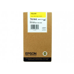Epson T6144 Original Yellow Ink - C13T614400 - 220 Ml. Cartridge - for Stylus Pro 4400, 4450