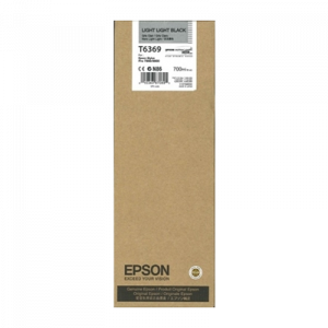 Epson T6369 Original Light Light Black Ink Cartrdige C13T636900 - 700 ml. - for stylus Pro 7890, 7900, 9890, 9900