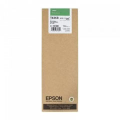 Epson T636B Original Green Ink Cartridge C13T636B00  - 700 ml. - for stylus Pro 7890, 7900, 9890, 9900