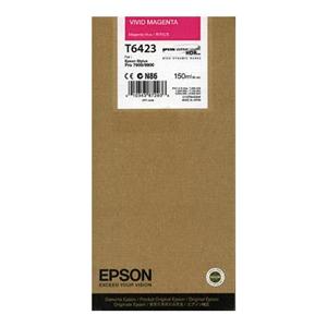 Epson T6423 Vivid Magenta Original Ink Cartridge C13T642300 (150 ml.) for Epson Stylus Pro 7700, 7890, 7900, 9700, 9890, 9900, WT7900