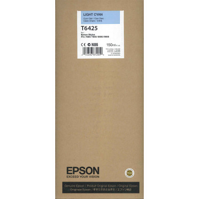 Epson T6425 Light Cyan Original Ink Cartridge C13T642500 (150 ml.) for Epson Stylus Pro 7700, 7890, 7900, 9700, 9890, 9900, WT7900