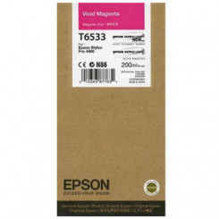 Epson T6533 (C13T653300) Original VIVED MAGENTA Ink Cartridge (200 Ml.)