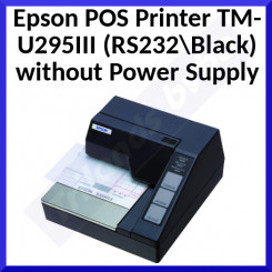 Epson POS Printer TM-U295III (RS232\Black) without Power Supply