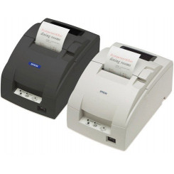 Epson TM-U220D Desktop Dot Matrix Printer - Monochrome - Receipt Print - Serial - White - 6 lps Mono - 76 mm Width - For PC