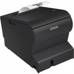 Epson TM-T88VII Direct Thermal Printer - Monochrome - Wall Mount - Receipt Print - Ethernet - USB - Yes - Serial - EU - With Cutter - Black - 72 mm (2.83") Print Width - 500 mm/s Mono - 180 x 180 dpi - 80 mm Label Width - ESC/POS, ePOS Emulation - EU