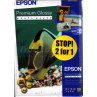 Epson S041729BG Premium Glossy Photo Inkjet Paper C13S041729BG (255 grams/M2) 10 cm X 15 cm - 50 Sheets Pack (C13S041729BG= 1+1 Free =100 Sheets)