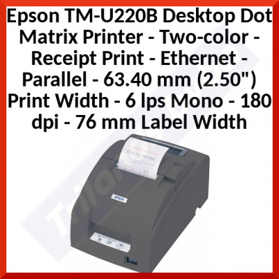Epson TM-U220B Desktop Dot Matrix Reciept Printer C31C514057BE