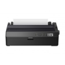 Epson FX 2190IIN Printer C11CF38402A0 - monochrome - dot-matrix - Roll (21.6 cm), 406.4 mm (width), 420 x 364 mm - 240 x 144 dpi - 9 pin - up to 738 char/sec - parallel, USB 2.0, LAN, serial
