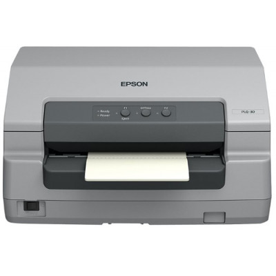 Epson PLQ-30M Monochrome Dot Matrix Printer (C11CB64501) - Passbook Printing - 245 x 297 mm - 12 cpi - 24 pin - up to 624 char/sec - parallel, USB, serial