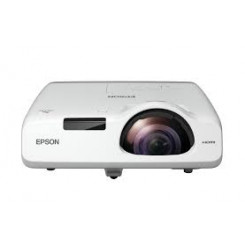 Epson EB-L200SW - 3LCD projector - 3800 lumens (white) - 3800 lumens (colour) - WXGA (1280 x 800) - 16:10 - 720p - short-throw fixed lens - 802.11a/b/g/n/ac wireless / LAN/ Miracast - white