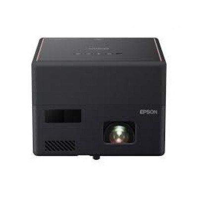 Epson EF-12 - 3LCD projector - portable - 1000 lumens (white) - 1000 lumens (colour) - 16:9 - black - Android TV