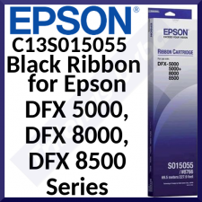 Epson (C13S015055) S015055 Original BLACK Nylon Ribbon 8766 (15 Millions Strikes)