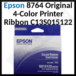 Epson S015122 4-COLOR ORIGINAL Nylon Ribbon (C13S015122 / 8764)