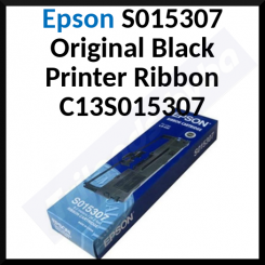 Epson S015307 Original Black Printer Ribbon C13S015307 (2 Million Strikes) for Epson LQ-630