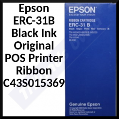 Epson ERC-31B Black Ink Original POS Printer Ribbon C43S015369 for Epson TM-930, TM-935, TM-950, TMH-5000