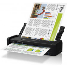 Epson WorkForce DS-360W - Document scanner - Duplex - A4 - 600 dpi x 600 dpi - up to 25 ppm (mono) / up to 25 ppm (colour) - ADF (20 sheets) - up to 500 scans per day - USB 3.0, Wi-Fi(n)