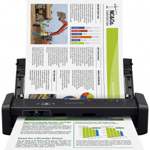 Epson WorkForce DS-360W - Document scanner - Duplex - A4 - 600 dpi x 600 dpi - up to 25 ppm (mono) / up to 25 ppm (colour) - ADF (20 sheets) - up to 500 scans per day - USB 3.0, Wi-Fi(n)