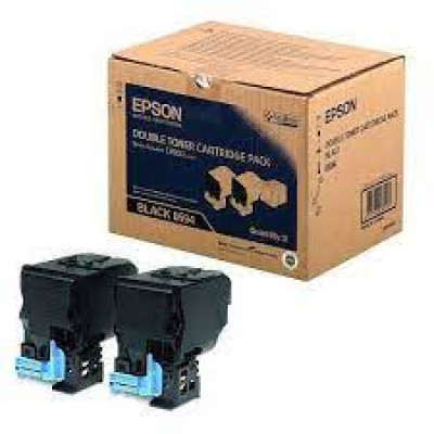 Epson Multipack - 2-pack - high capacity - black - original - toner cartridge - for AcuLaser C3900DN, C3900DTN, C3900N, C3900TN, CX37DN, CX37DNF, CX37DTN, CX37DTNF